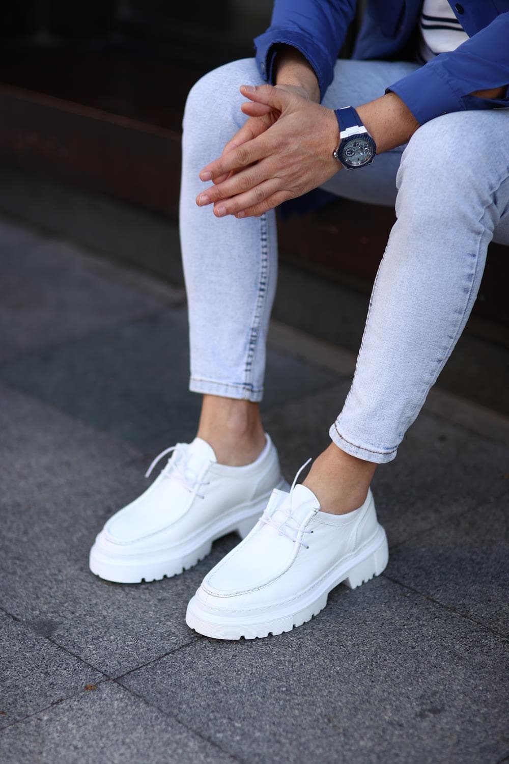 Byz Erkek Sneakers — Beyaz